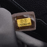 Chanel Chanel Chain单肩包黑银配件女士鱼子酱皮肤肩袋B排名使用水池