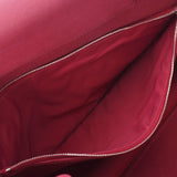 Hermes Hermes Cover PM 2way Bag Bordeaux（左右2012年左右）男女皆宜的Towal Reminidier皮革手提袋A-Rank使用Silgrin