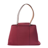 Hermes Hermes Cover PM 2way Bag Bordeaux（左右2012年左右）男女皆宜的Towal Reminidier皮革手提袋A-Rank使用Silgrin