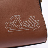 Bally Barry Amoeba 2way Bag Brown / Red Women's Calaf Handbags A-Rank Used Sinkjo