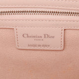 Christian Dior Christian Dior Panarea粉布粉红色女士PVC涂料手提包AB排名使用Silgrin