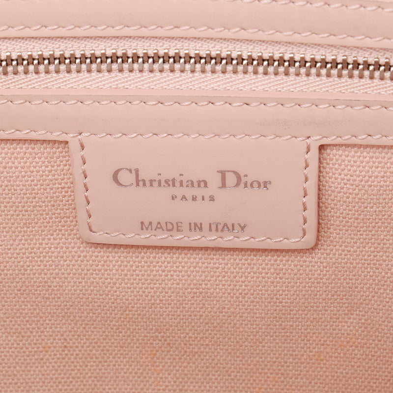 CHRISTIAN DIOR クリスチャンディオール パナレア カナージュ ピンク レディース PVCコーティング トートバッグ ABランク 中古 銀蔵