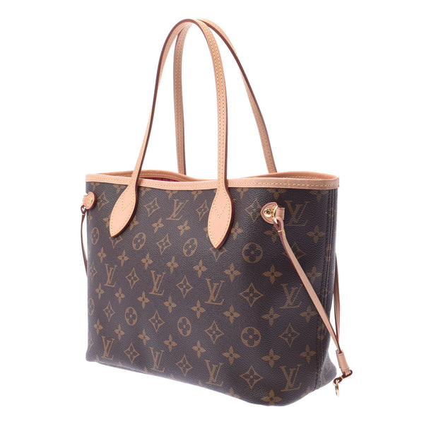 LOUIS VUITTON Ruiviton Monogram, Neverful PM Pivoone, M41245, Ladies, canvas, canvas, handbag, A-used silver storehouse.