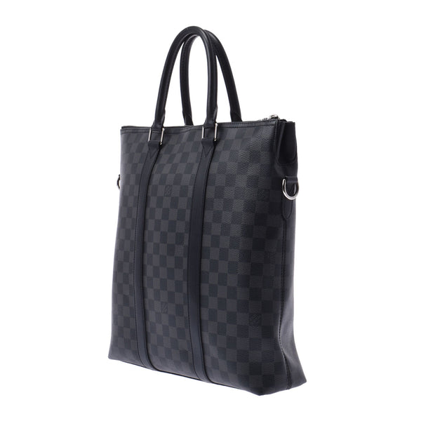 Louis Vuitton damuil graffiti Anton Tote 2WAY Black / Gree n40000 men's damey graffiti canvas tote bag a