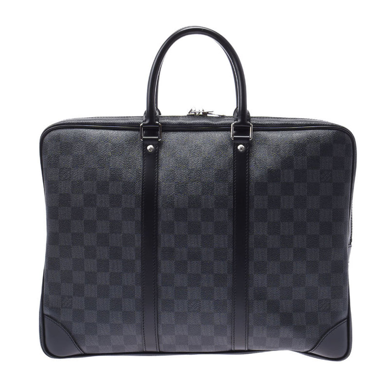 Louis Vuitton Damita graffiti Porte black v41125 Mens Damier graffiti canvas business bag