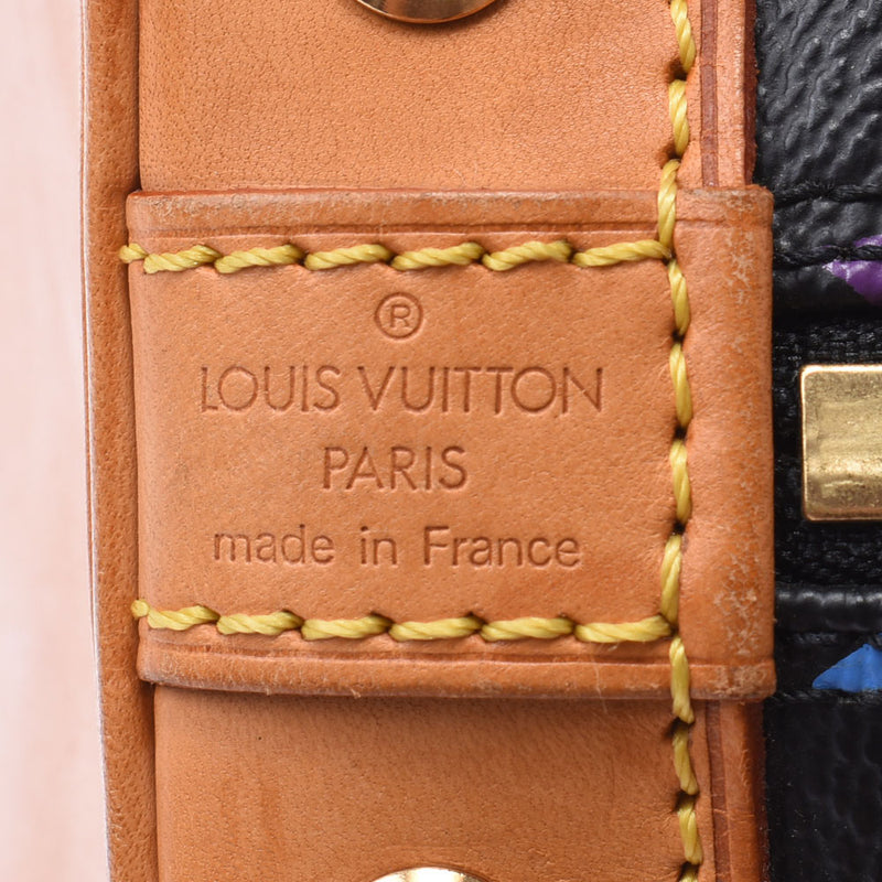 LOUIS VUITTON Louis Vuitton Multi-color Alma Black M92646 Ladies Monogram Multi-Color Handbag B Rank Used gonzo