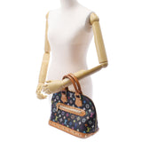 LOUIS VUITTON Louis Vuitton Multi-color Alma Black M92646 Ladies Monogram Multi-Color Handbag B Rank Used gonzo