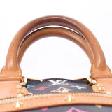 LOUIS VUITTON Louis Vuitton Multi-color Alma Black M92646 Ladies Monogram Multi-Color Handbag B Rank Used gonzo