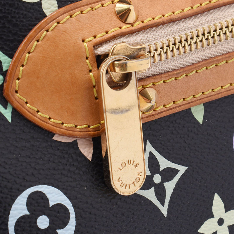 LOUIS VUITTON Louis Vuitton Multi-color Alma Black M92646 Ladies Monogram Multi-Color Handbag B Rank Used gonzo