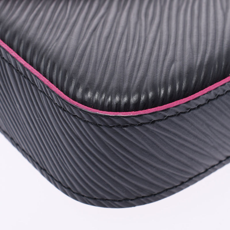 Louis Vuitton Louis Vuitton Epipochet Ferry Shoulder Bag Noir / Hot Pink M64579 Women's Epireser Chain Wallet A-Rank Used Silgrin