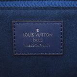LOUIS VUITTON ルイヴィトン エスカル ポシェットドゥーブルジップ ブルー M69124 ユニセックス モノグラムジャイアントキャンバス ショルダーバッグ 新同 中古 銀蔵