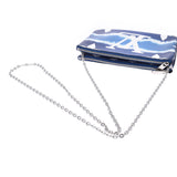 LOUIS VUITTON ルイヴィトン エスカル ポシェットドゥーブルジップ ブルー M69124 ユニセックス モノグラムジャイアントキャンバス ショルダーバッグ 新同 中古 銀蔵