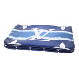 LOUIS VUITTON ルイヴィトン エスカル ポシェットドゥーブルジップ ブルー M69124 ユニセックス モノグラムジャイアントキャンバス ショルダーバッグ 新同 中古 銀蔵