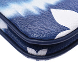 LOUIS VUITTON ルイヴィトン エスカル ポシェットドゥーブルジップ ブルー M69124 ユニセックス モノグラムジャイアントキャンバス ショルダーバッグ 新同 中古 銀蔵