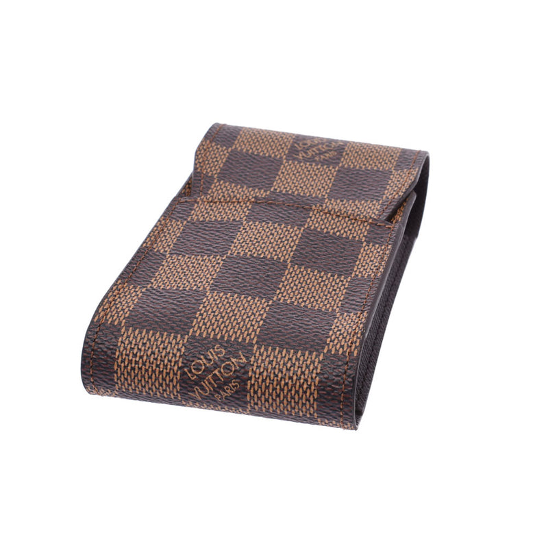 LOUIS VUITTON路易威登达米耶烟盒棕色N63024联合达米耶帆布品牌小饰品A排位二手银藏