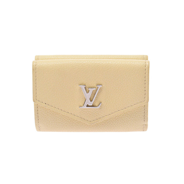 LOUIS VUITTON Ruiviton-Port-Fouille Rock Mini Banana M80427: Fold, wallet, wallet, AB, AB, used silver razor.