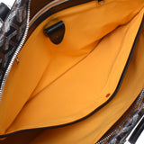 GOYARD Goyal Ambassard Black Men's PVC / Leather Business Bag AB Rank Used Silgrin