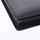 Hermes Hermes Behuerin Soft Black Silver Bracket X Engraved (around 2016) BOX Curf Long Wallet A-Rank Used Sinkjo