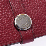 HERMMES爱马仕多贡通用红宝石银配件N刻印（2010年左右）UNICE多哥钱包B级二手银藏