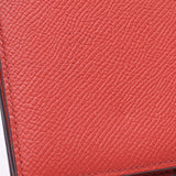 Hermes Hermes Bien Souffle Rose Jaipur Gold Bracket X Engraving (around 2016) Women's Vauepson Long Wallet A-Rank Used Silgrin