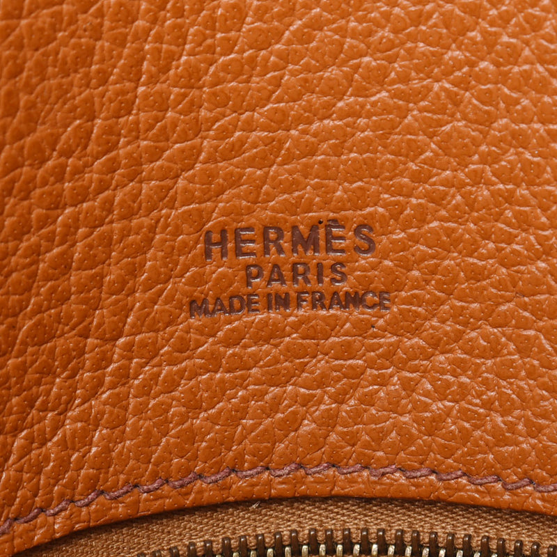 HERMES エルメス ギャロップ ブラウン □A刻印(1997年頃) ユニセックス ブッフルスキッパー トートバッグ Bランク 中古 銀蔵