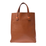 Hermes Hermes Gallop Brown □ A Engraved (around 1997) Unisex Buffle Skipper Tote Bag B Rank Used Silgrin