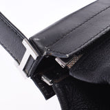 Hermes no bag bag black / cream silver metallic / clinolan one shoulder bag