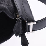 Hermes no bag bag black / cream silver metallic / clinolan one shoulder bag