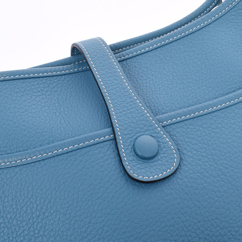 HERMES エルメス エヴリン3 ブルージーン シルバー金具 □JO刻印(2011年頃) ユニセックス トリヨンクレマンス ショルダーバッグ Aランク 中古 銀蔵
