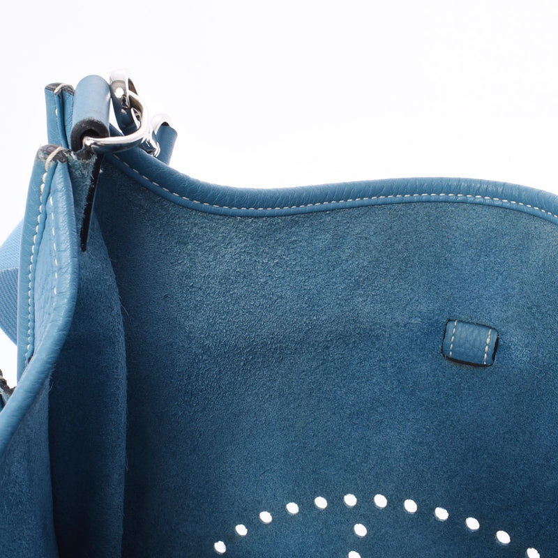 HERMES エルメス エヴリン3 ブルージーン シルバー金具 □JO刻印(2011年頃) ユニセックス トリヨンクレマンス ショルダーバッグ Aランク 中古 銀蔵