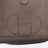 HERMES エルメス エヴリン3 PM エトゥープ シルバー金具 □M刻印(2009年頃) ユニセックス トリヨンクレマンス ショルダーバッグ ABランク 中古 銀蔵