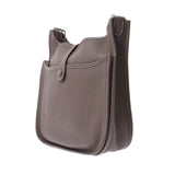 HERMES エルメス エヴリン3 PM エトゥープ シルバー金具 □M刻印(2009年頃) ユニセックス トリヨンクレマンス ショルダーバッグ ABランク 中古 銀蔵