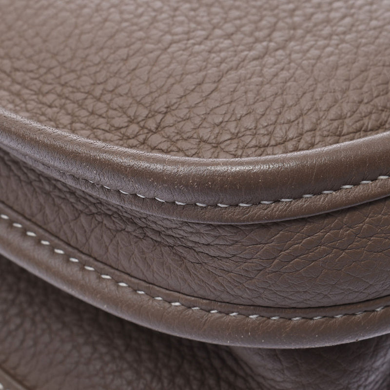 HERMES エルメス エヴリン3 PM エトゥープ シルバー金具 □M刻印(2009年頃) ユニセックス トリヨンクレマンス ショルダーバッグ ABランク 中古 銀蔵
