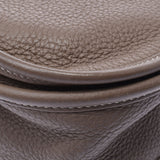 HERMES エルメス エヴリン3 PM エトゥープ シルバー金具 □M刻印(2009年頃) ユニセックス トリヨンクレマンス ショルダーバッグ ABランク 中古 銀蔵