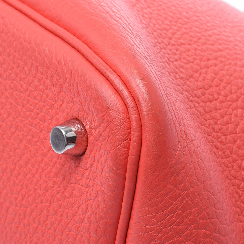 Hermes Hermes Picon Lock MM Rose Jaipur Silver Bracket □ P Engraved (around 2012) Ladies Triyo Clemance Handbags AB Rank Used Sinkjo
