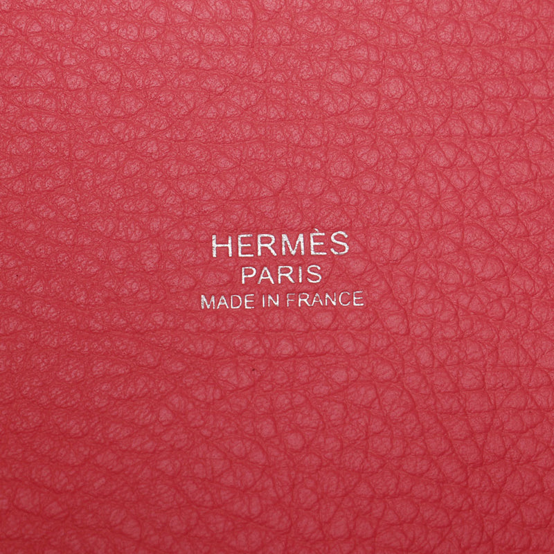 Hermes Hermes Picon Lock PM Rose Azale Silver Bracket A Engraving (around 2017) Ladies Triyo Clemance Handbag Unused Silgrin