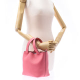 Hermes Hermes Picon Lock PM Rose Azale Silver Bracket A Engraving (around 2017) Ladies Triyo Clemance Handbag Unused Silgrin