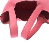 Hermes Hermes Picon Lock PM Rose Azale Silver Bracket A Engraving (around 2017) Ladies Triyo Clemance Handbag Unused Silgrin