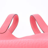 Hermes Hermes Picon Lock PM Rose Azale Silver Bracket A Engraving (around 2017) Ladies Triyo Clemance Handbag Unused Silgrin