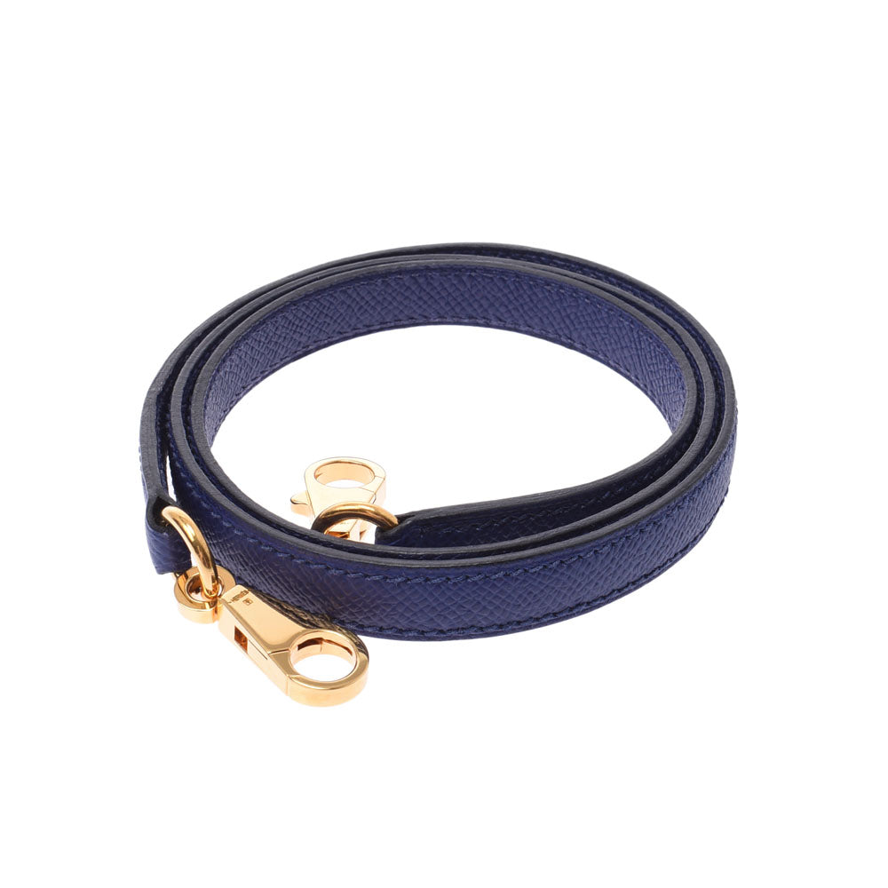 エルメス27 2WAYバッグ 14142 ブルーアンクル ゴールド金具 D エルメス27 2WAYバッグ 14142 ブルーアンクル ゴールド金具 D