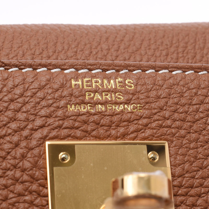 HERMES エルメス ケリー 32 2WAYバッグ 内縫い ゴールド ゴールド金具 Y刻印(2020年頃)  レディース トゴ ハンドバッグ 未使用 銀蔵