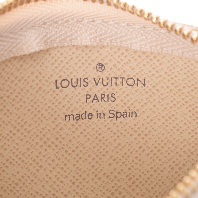 LOUIS VUITTON Louis Vuitton, the Azur, the Azur, white, red, white, white, white, white, blue, blue, canvas, canvas, canvas, cone, Class A, used silver.