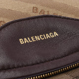 BALENCIAGA Valenciaga Susuvenir Charm with Chaki / Brown 518163 Unisex Canvas / Calf Body Bag AB Rank Used Sinkjo