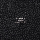 HERMES エルメス ピコタンロック MM 黒 シルバー金具 C刻印(2018年頃) レディース トリヨンクレマンス ハンドバッグ Aランク 中古 銀蔵
