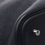 HERMES エルメス ピコタンロック MM 黒 シルバー金具 C刻印(2018年頃) レディース トリヨンクレマンス ハンドバッグ Aランク 中古 銀蔵