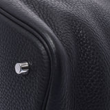 HERMES エルメス ピコタンロック MM 黒 シルバー金具 C刻印(2018年頃) レディース トリヨンクレマンス ハンドバッグ Aランク 中古 銀蔵
