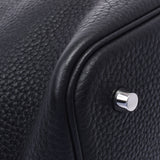 HERMES エルメス ピコタンロック MM 黒 シルバー金具 C刻印(2018年頃) レディース トリヨンクレマンス ハンドバッグ Aランク 中古 銀蔵