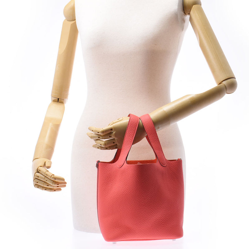 Hermes Hermes Picon Lock PM Rose Texas Silver Fittings Y Engraved (around 2020) Women's Triyo Clemance Handbag New Sinkjo