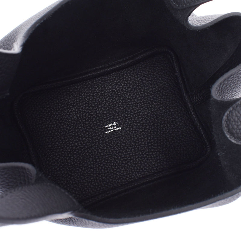 Hermes Hermes Picon Lock PM Black Silver Football Y Champion (around 2020) Ladies Triyo Clemance Handbag New Sinkjo