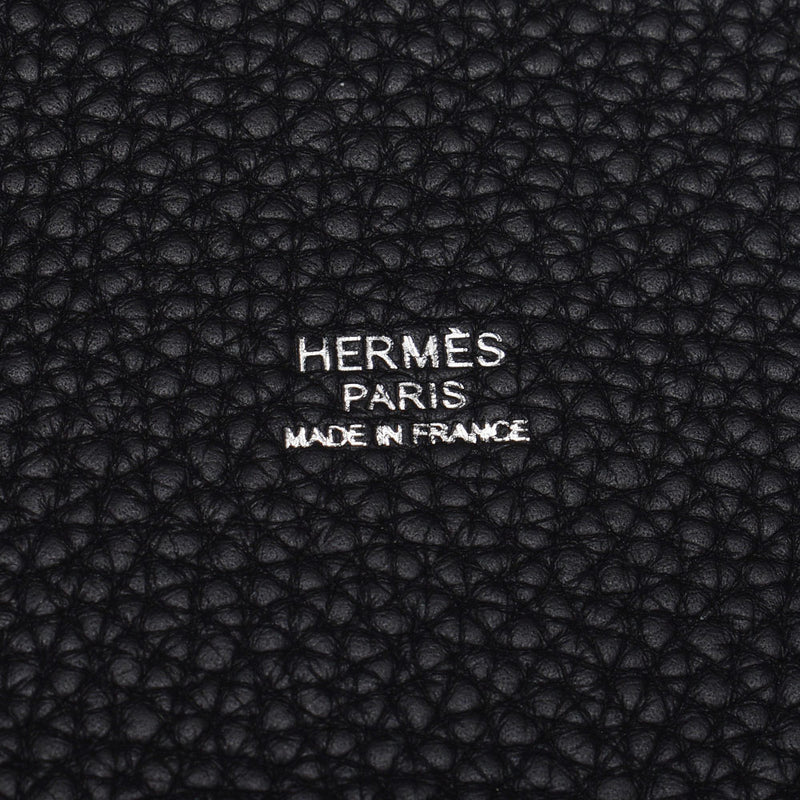 Hermes Hermes Picon Lock PM Black Silver Football Y Champion (around 2020) Ladies Triyo Clemance Handbag New Sinkjo